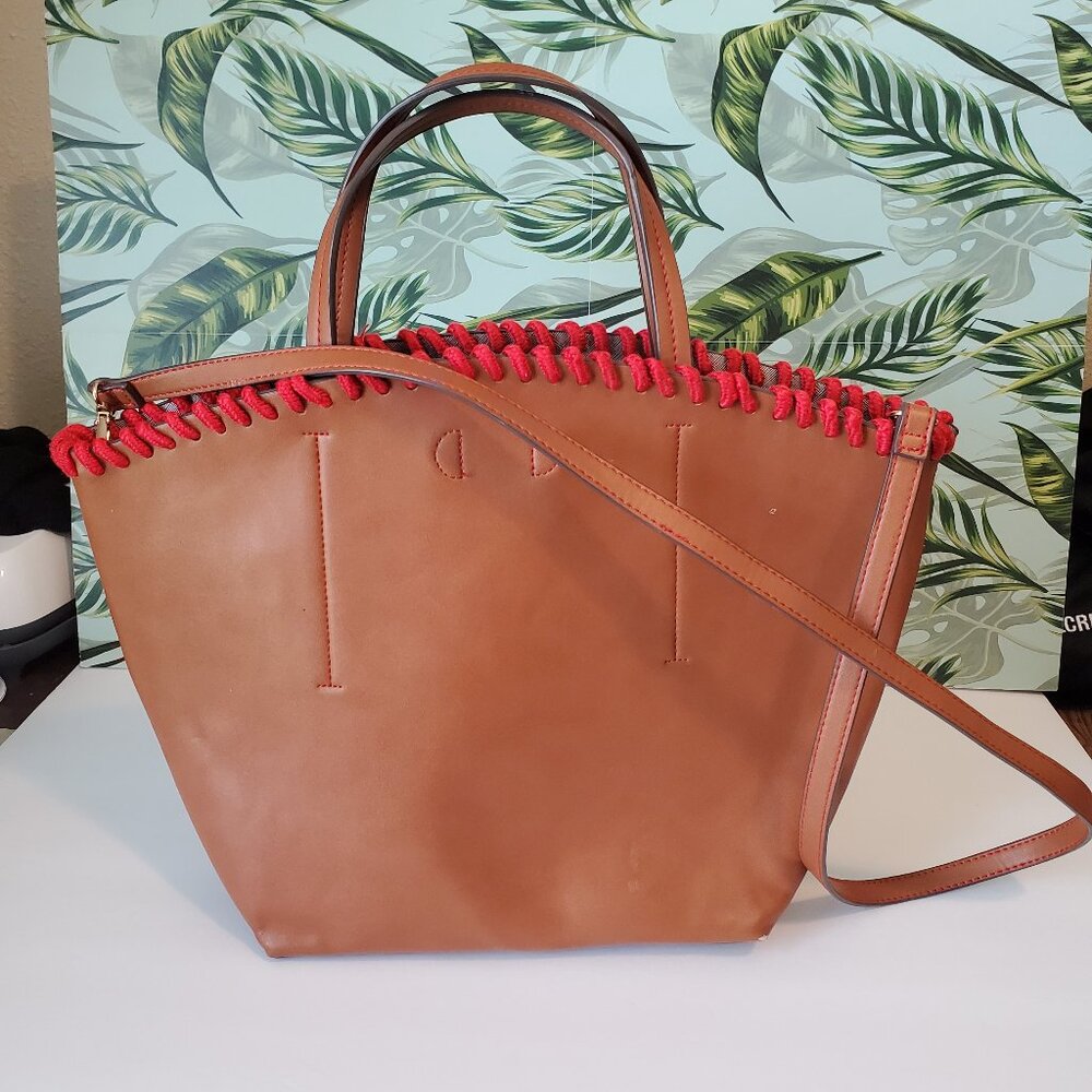 Steve Madden Faux Leather Large Shoulder Bag